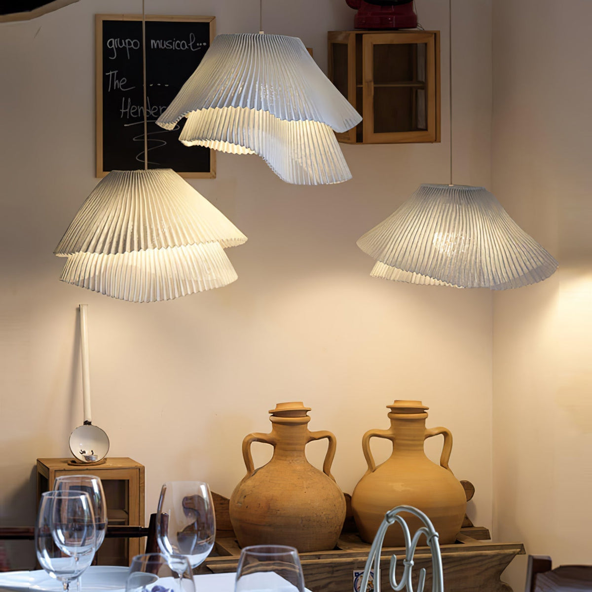Viora Vintage hanglamp van geverfd staal