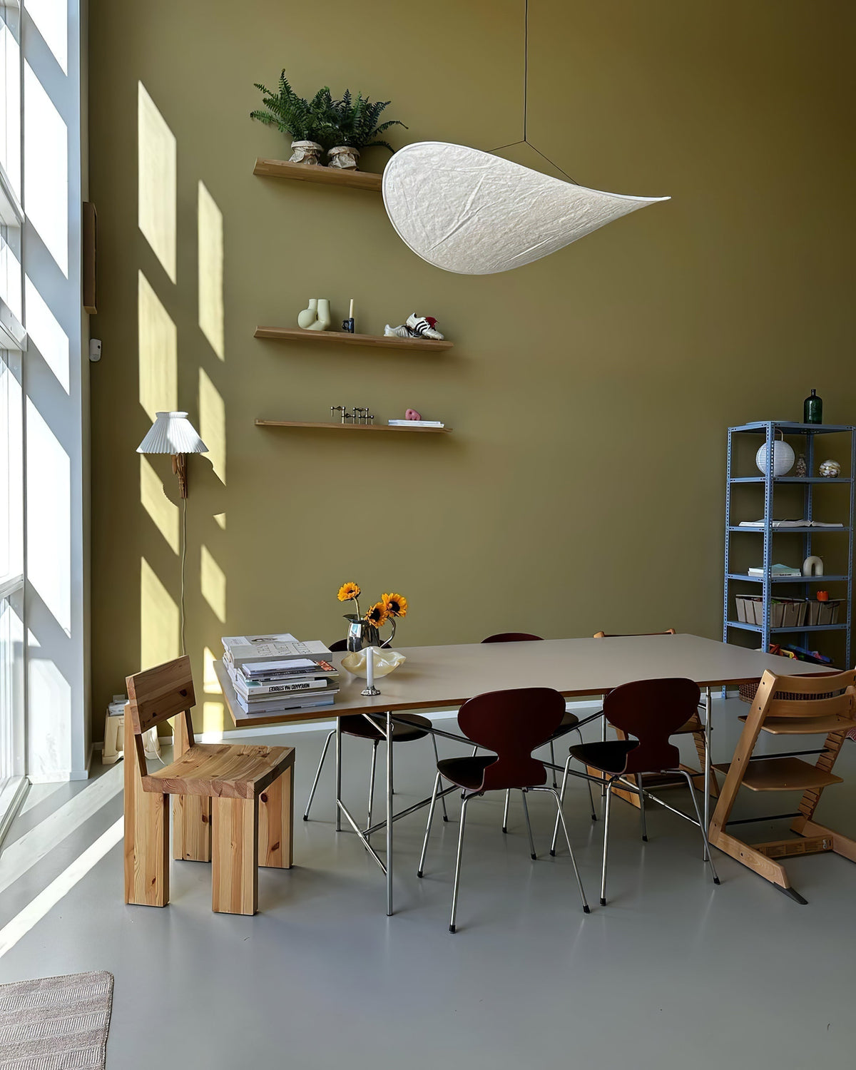 Luminette minimalistisch hanglamp van zijde