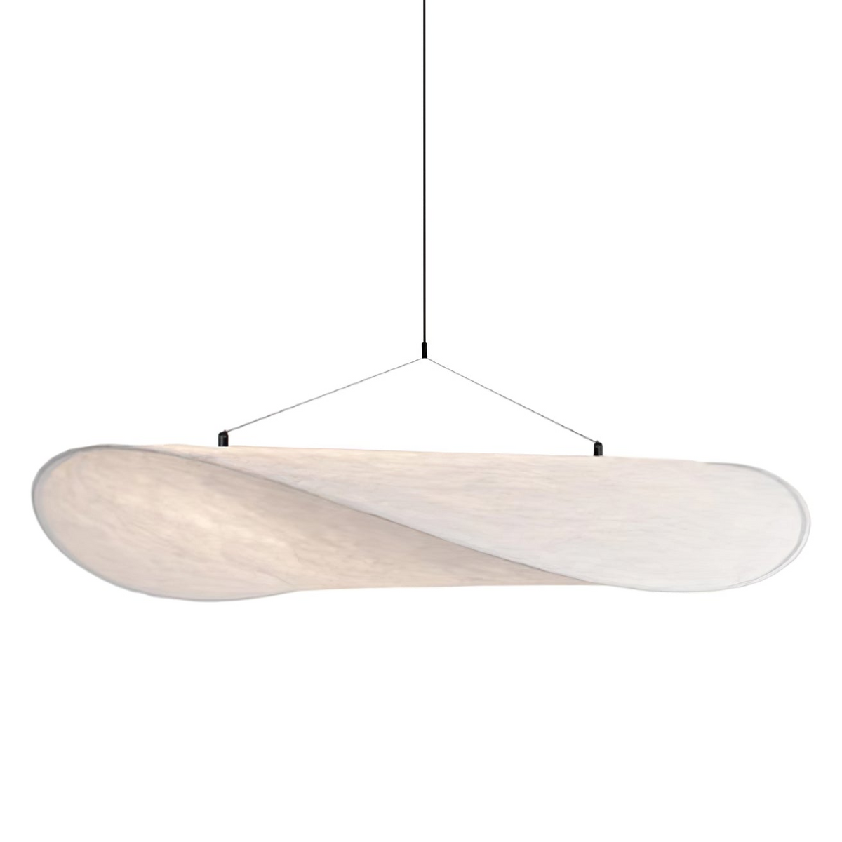 Luminette minimalistisch hanglamp van zijde
