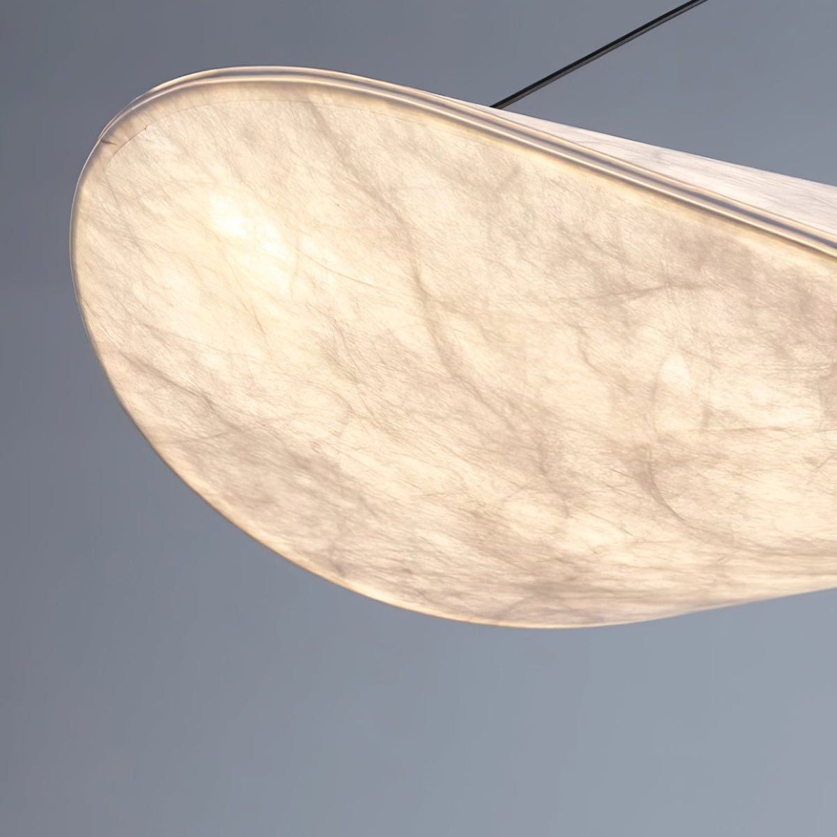 Luminette minimalistisch hanglamp van zijde