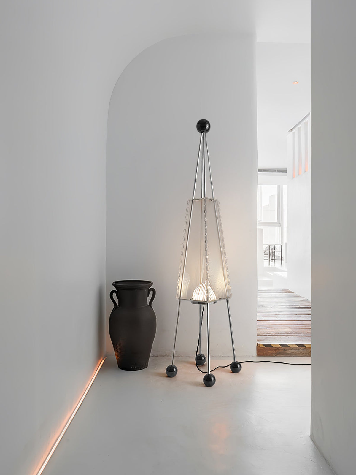 Tetra Industriële vloerlamp van acryl