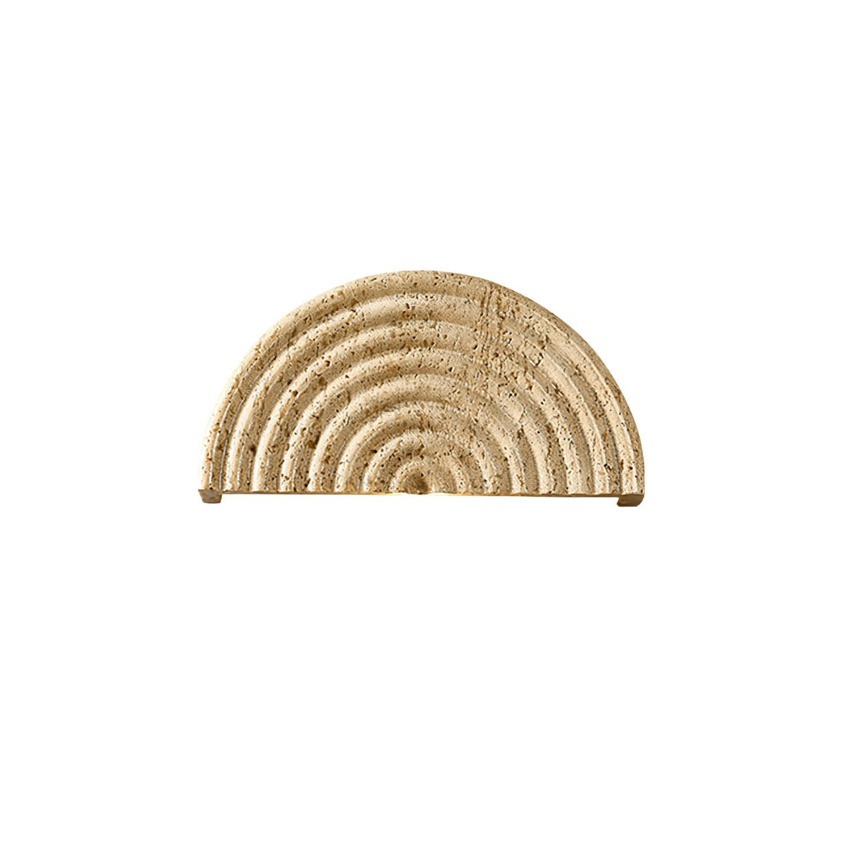 Faro travertin Half-Moon wandlamp
