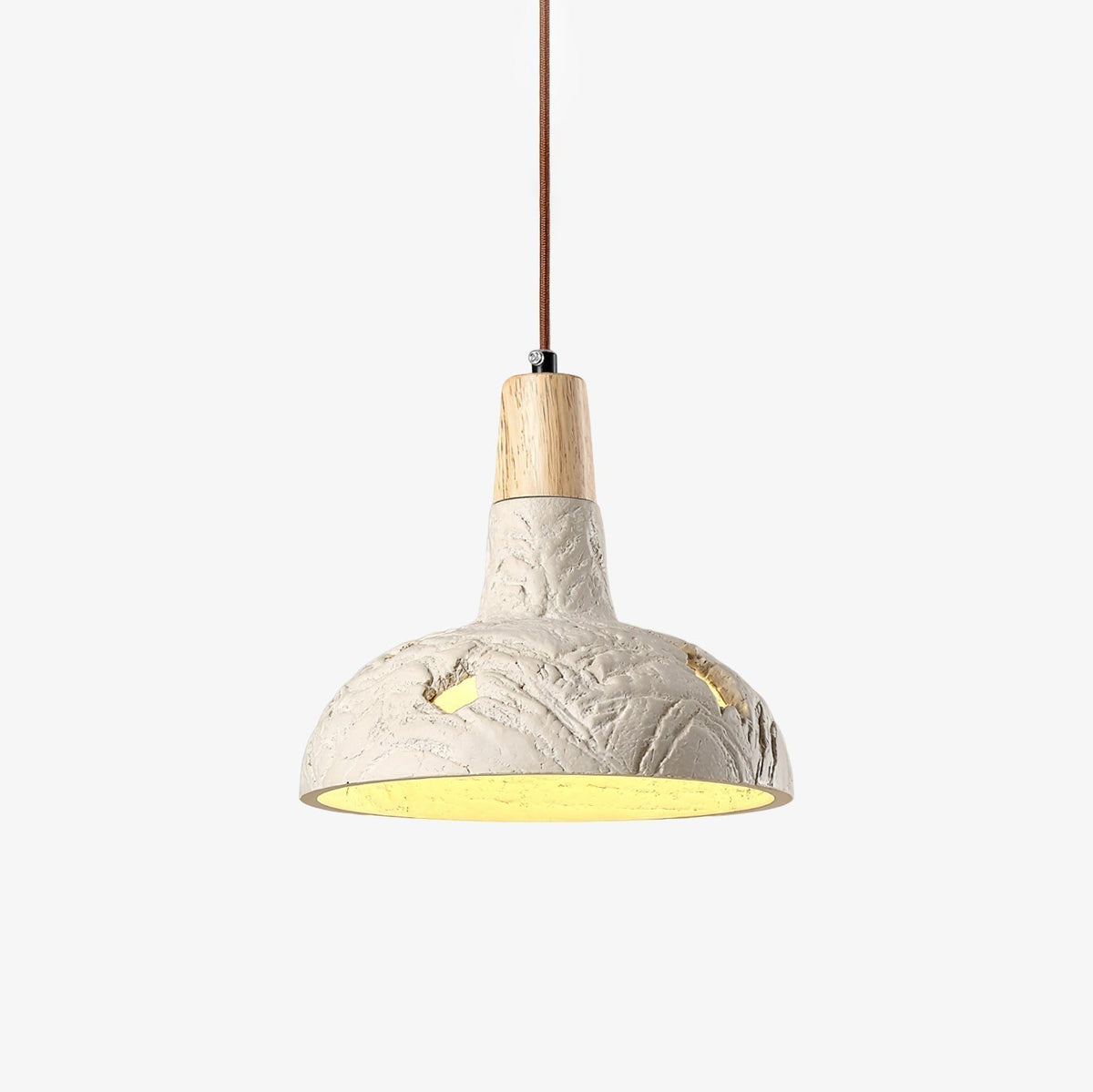 Ormarion Noordse kunst gehouwen cement hanglamp