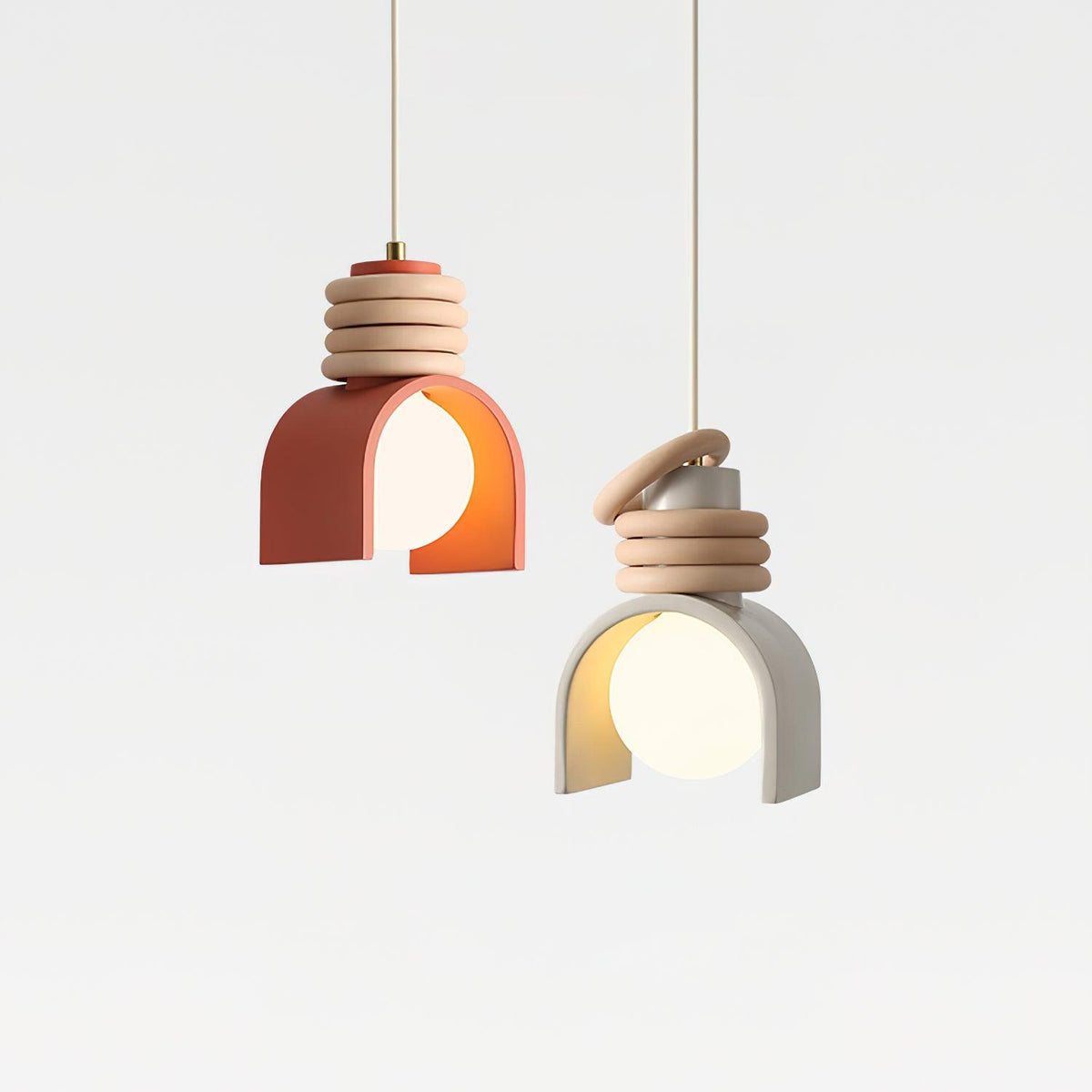 Uvian Moderne hanglamp van glas