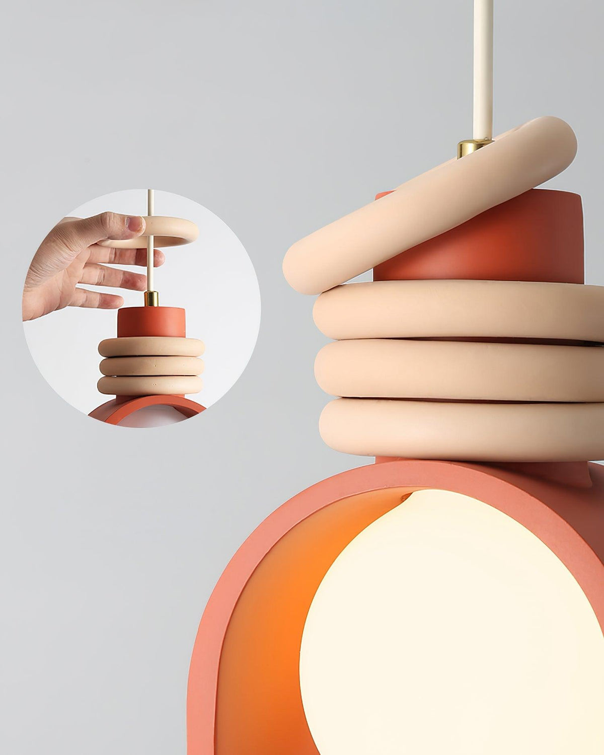 Uvian Moderne hanglamp van glas