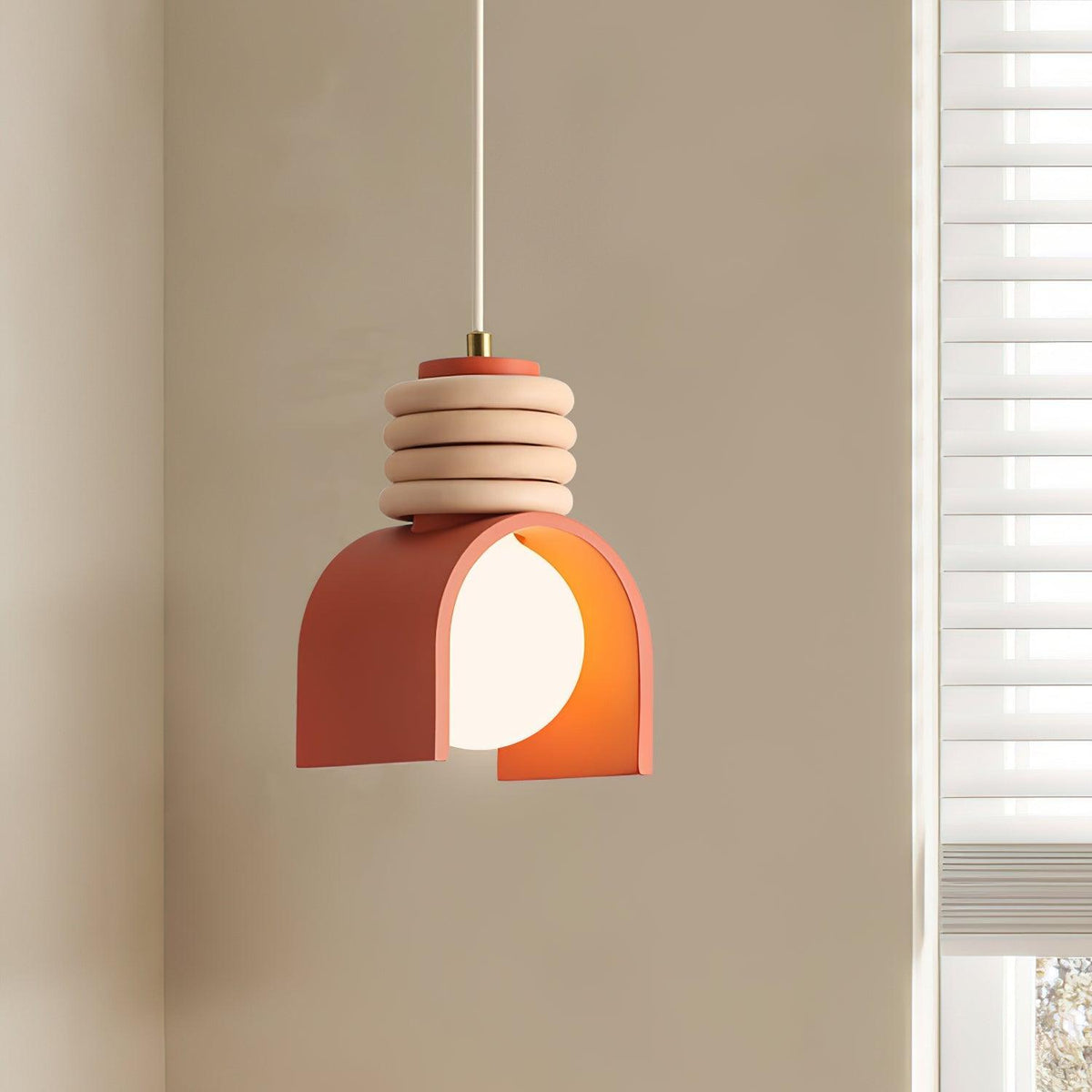 Uvian Moderne hanglamp van glas