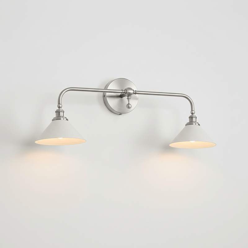 Dina Valerienne Minimalistische hoornvormige metalen wandlamp