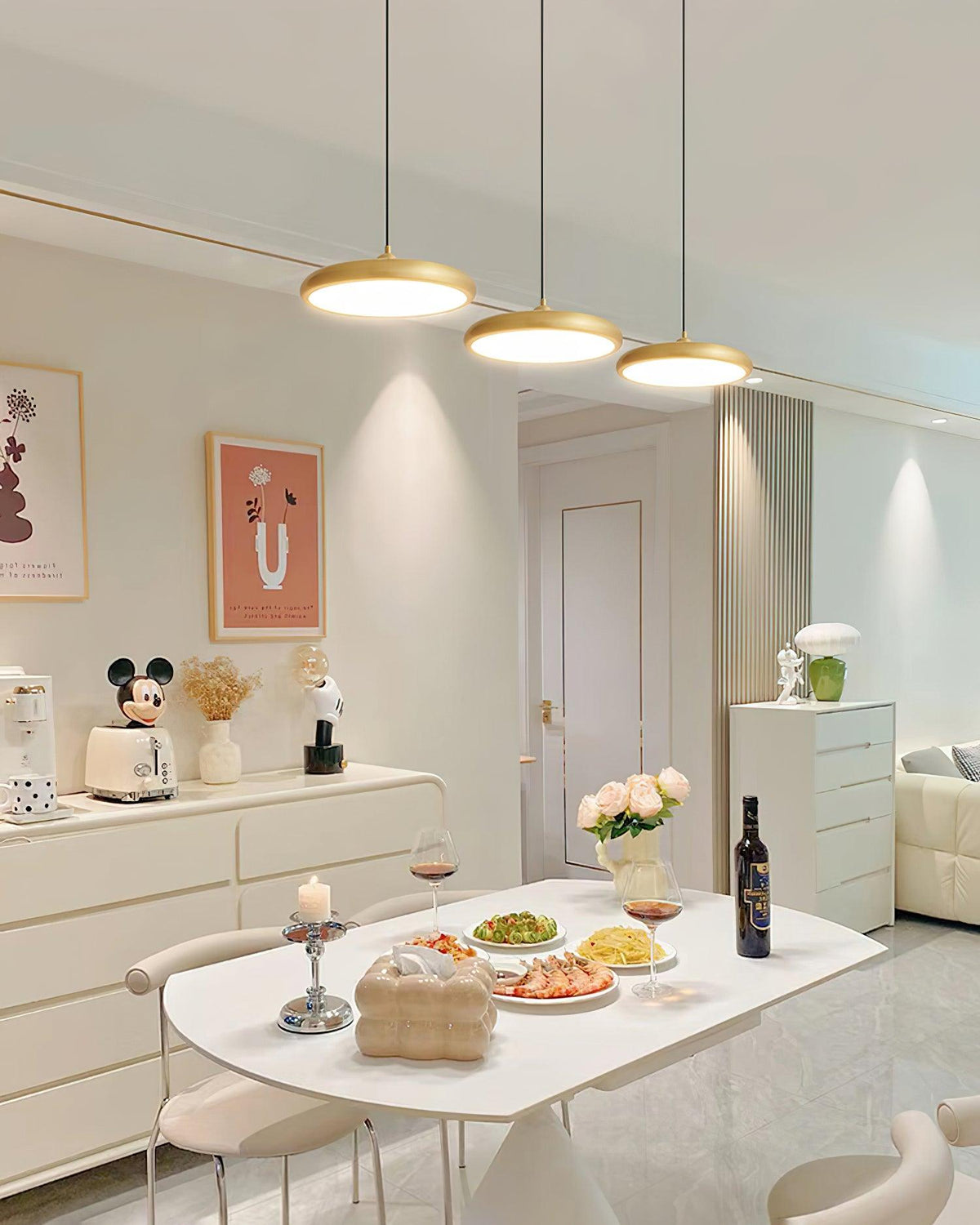 Wynric glamoureus hanglamp messing