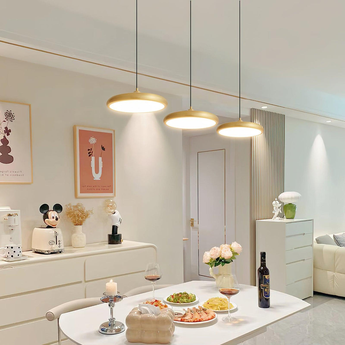 Wynric glamoureus hanglamp messing