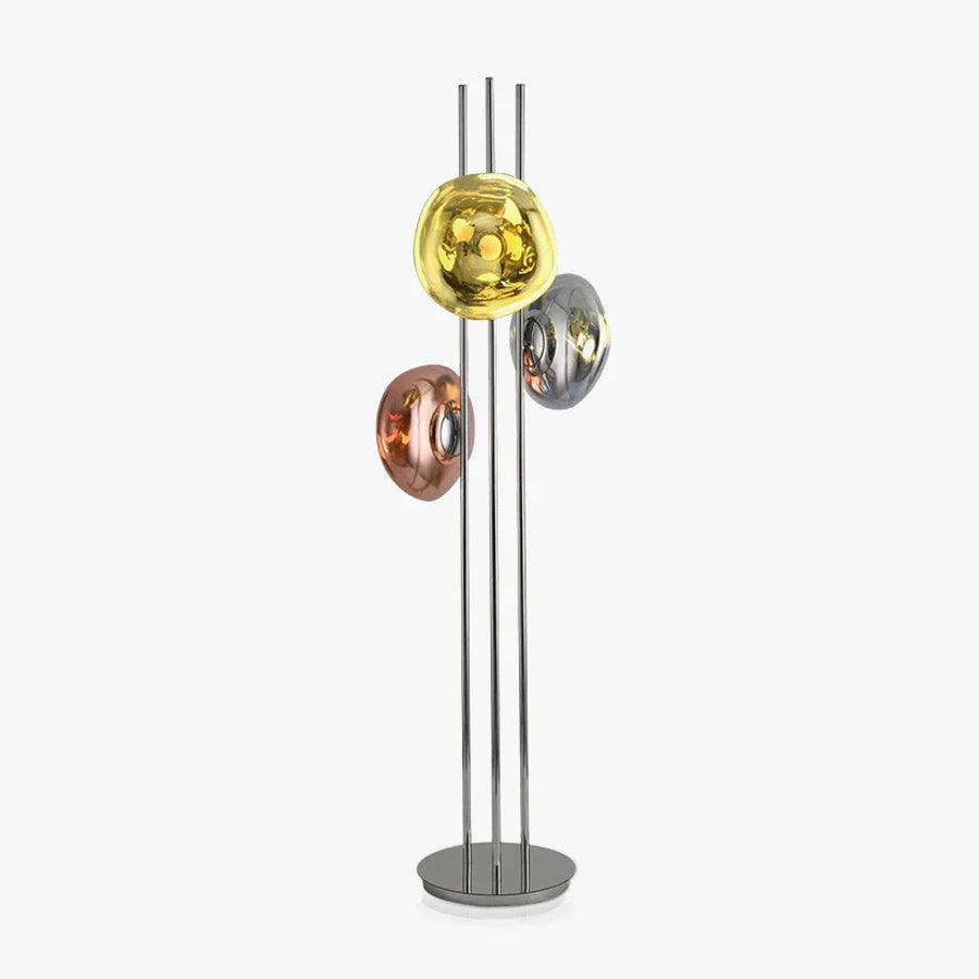 Gevara moderne vloerlamp in chroom