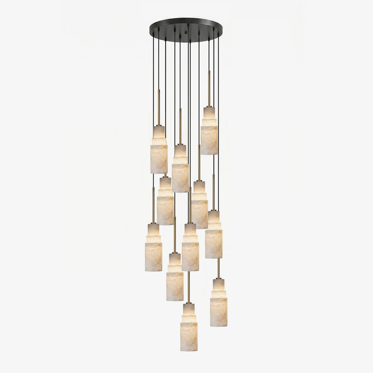 Eirelira albasten Kroonluchter Cluster