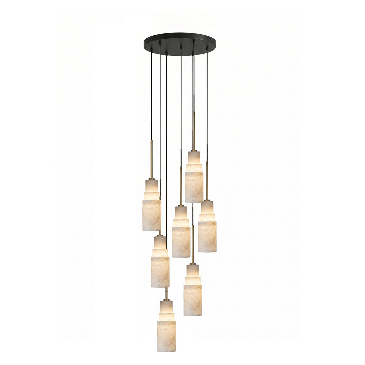 Eirelira albasten Kroonluchter Cluster