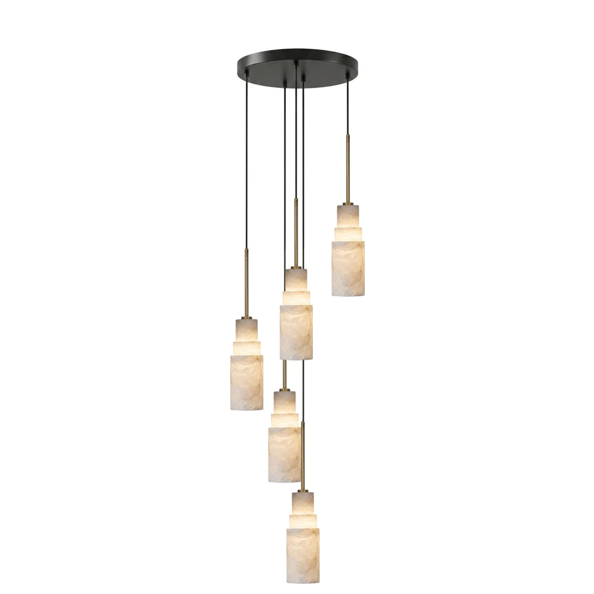 Eirelira albasten Kroonluchter Cluster