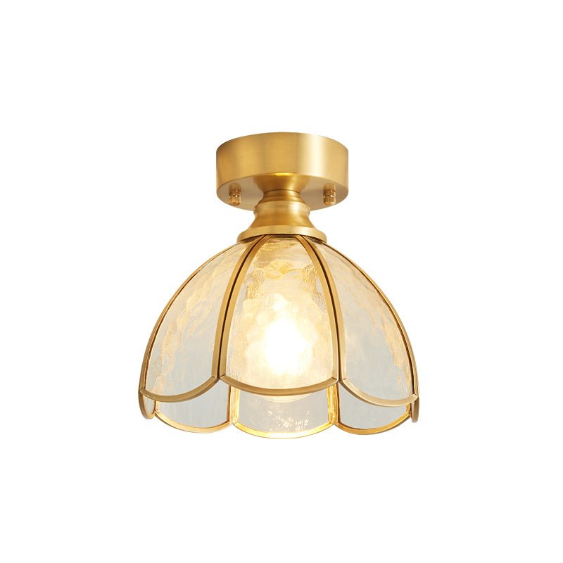 Revely plafondlamp Vintage Floral Stainedglass