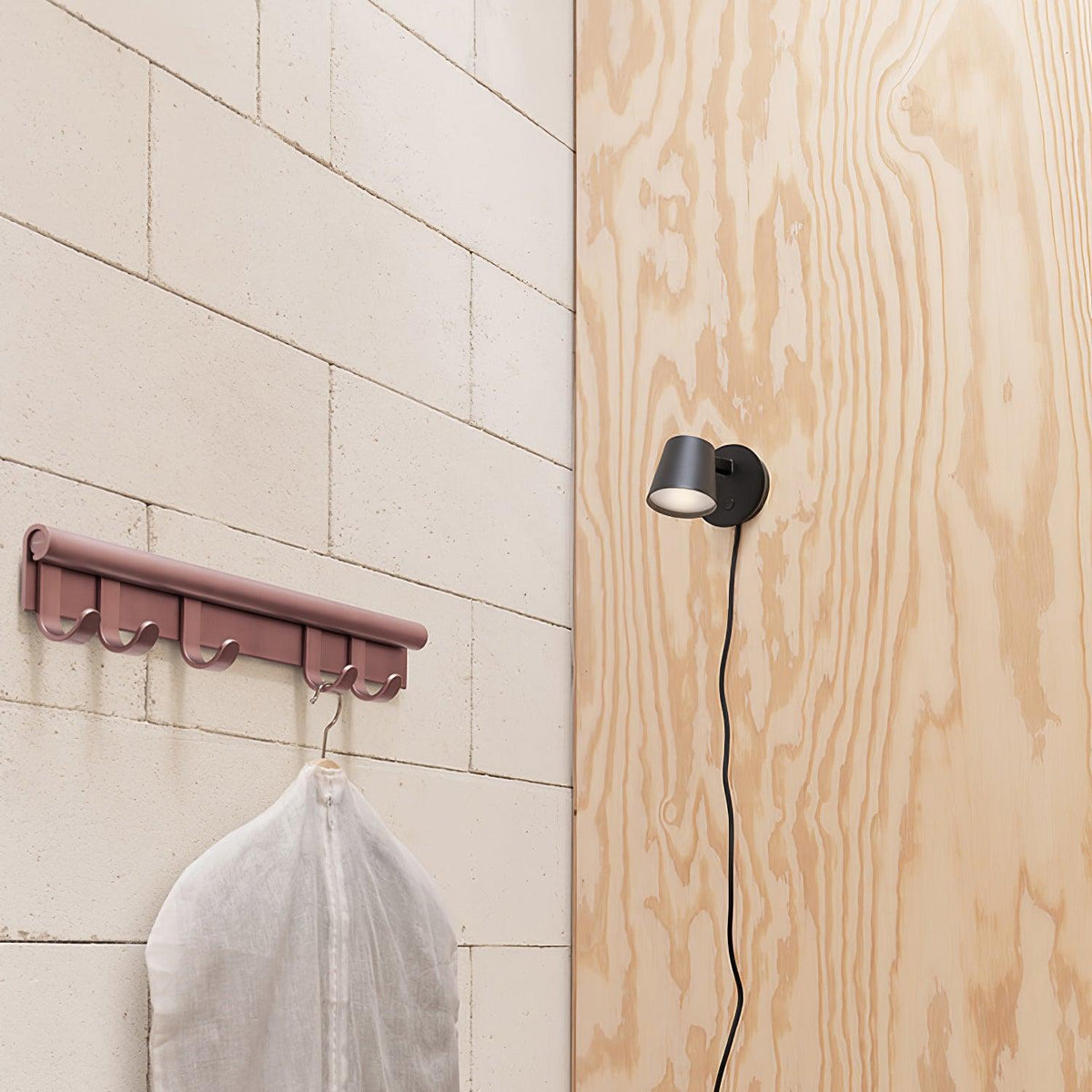 Tirwen Moderne Minimalistische wandlamp met Stekker