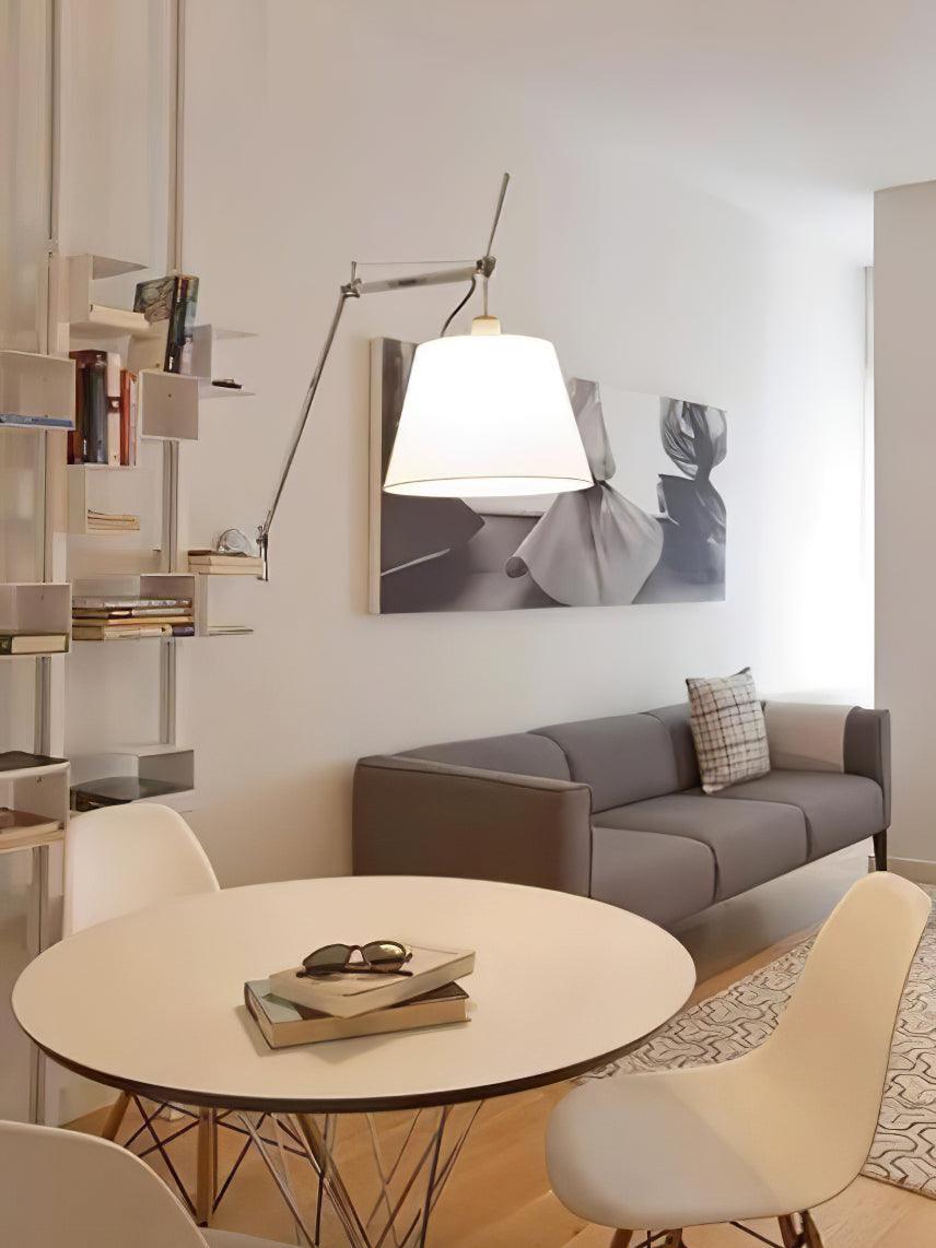 Elvinir Rocker Moderne wandlamp met stoffen kap