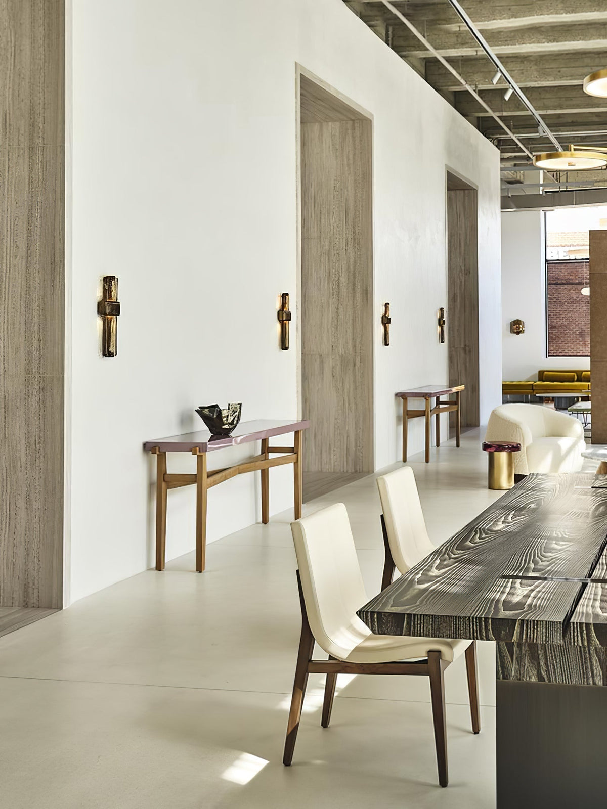Ilmara premium glazen wandlamp in Noordse kunststijl