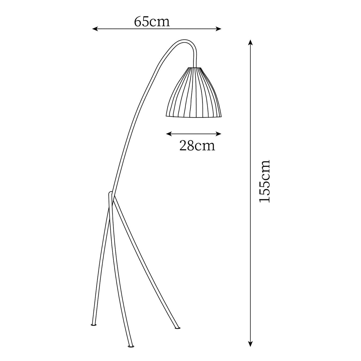 Norarette vloerlamp