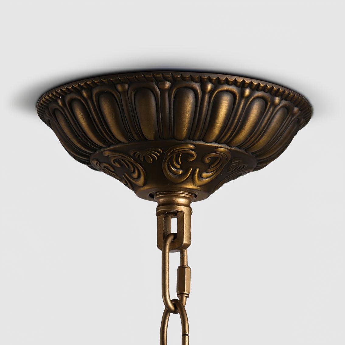 Elyinissa Kroonluchter Goud bollen Kristal Vintage