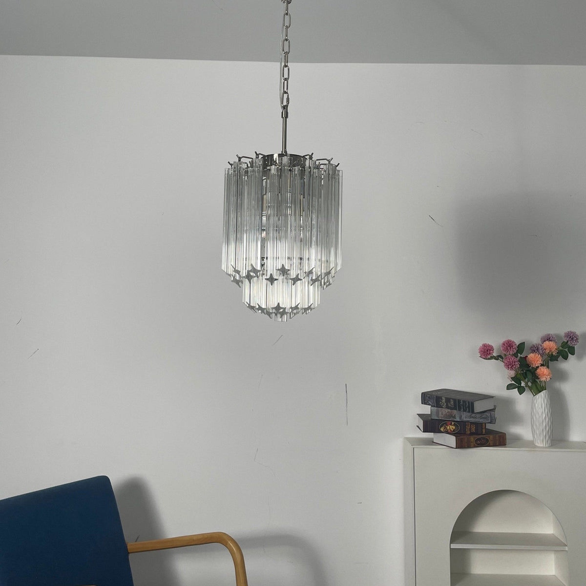 Luph Transparant Murano glas Prism Kroonluchter