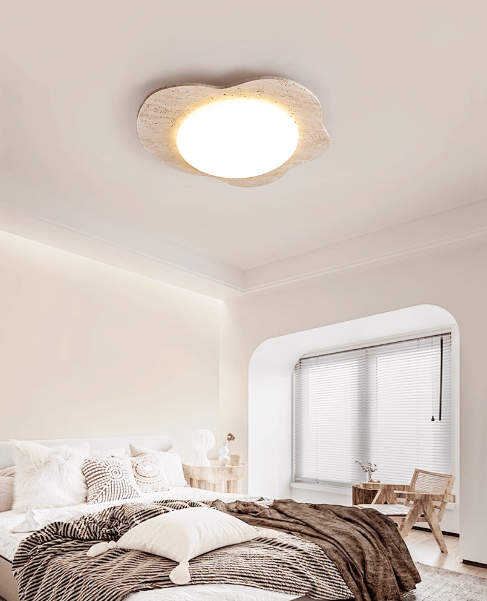 Brisanne travertin Cloud plafondlamp