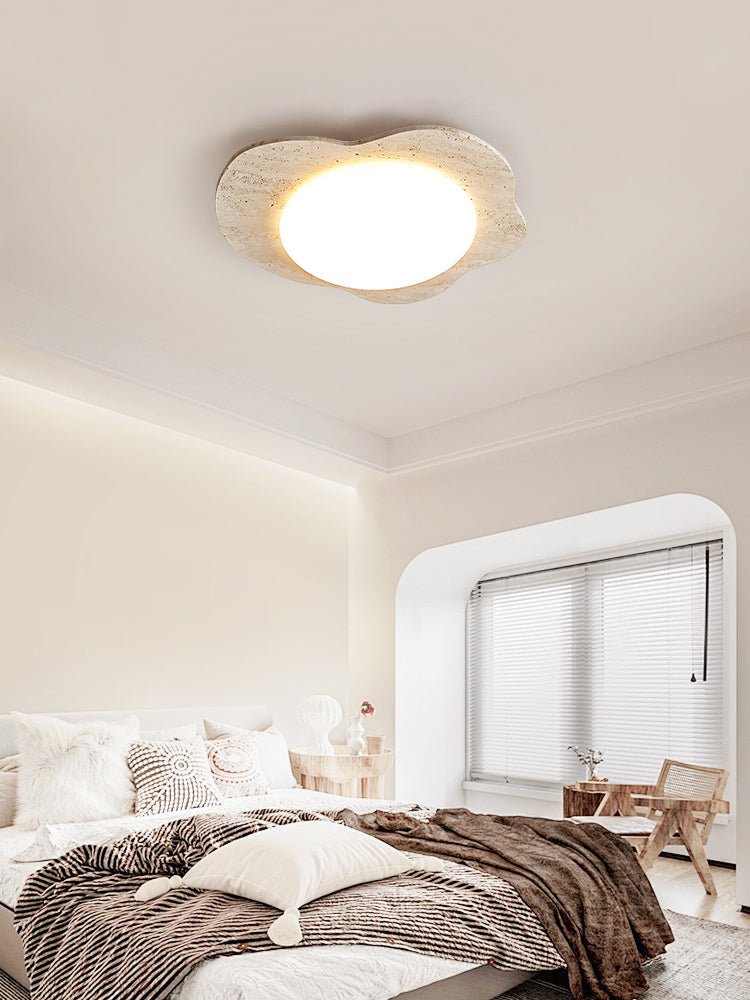 Brisanne travertin Cloud plafondlamp