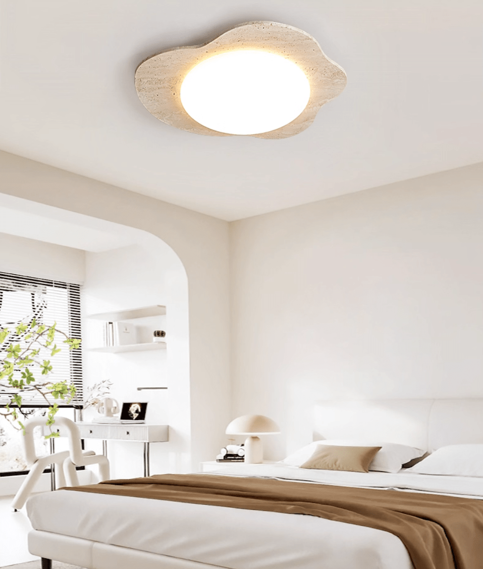 Brisanne travertin Cloud plafondlamp