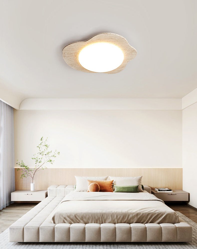 Brisanne travertin Cloud plafondlamp