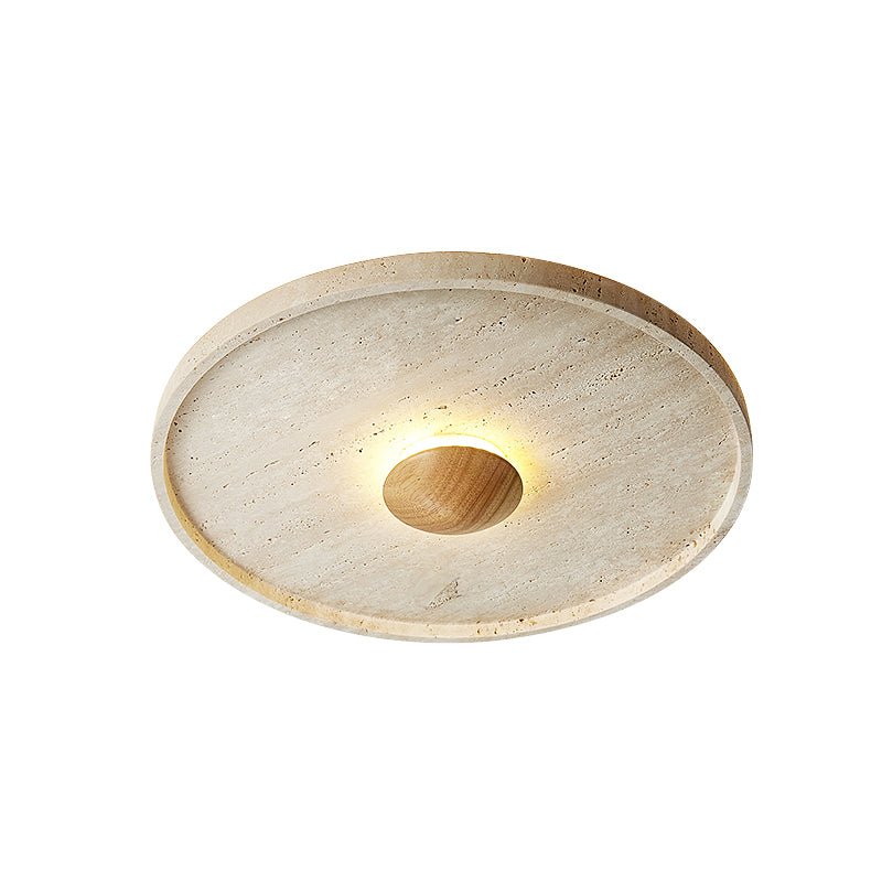 Gino Geel Travertin Halo Plafondlamp Wandlamp