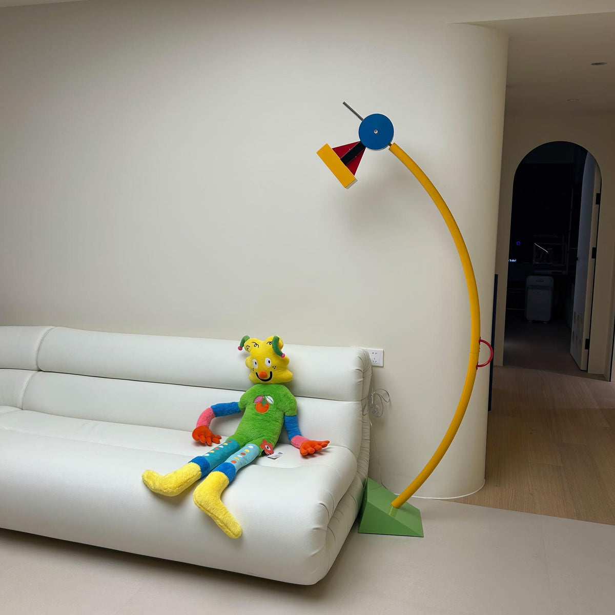 Ecori Acryl Kunst vloerlamp