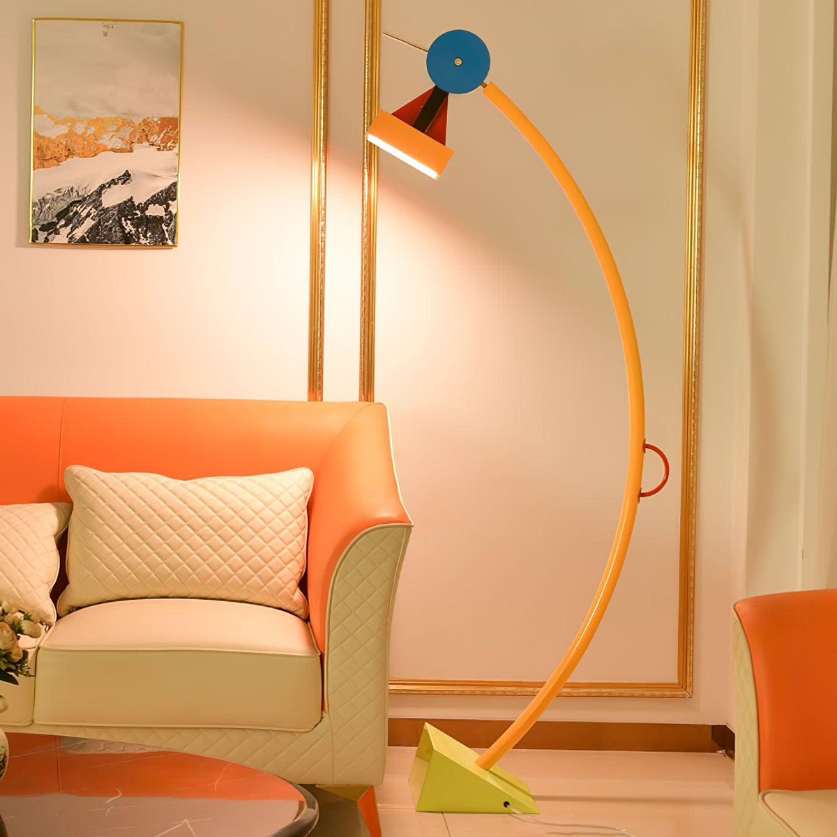 Ecori Acryl Kunst vloerlamp