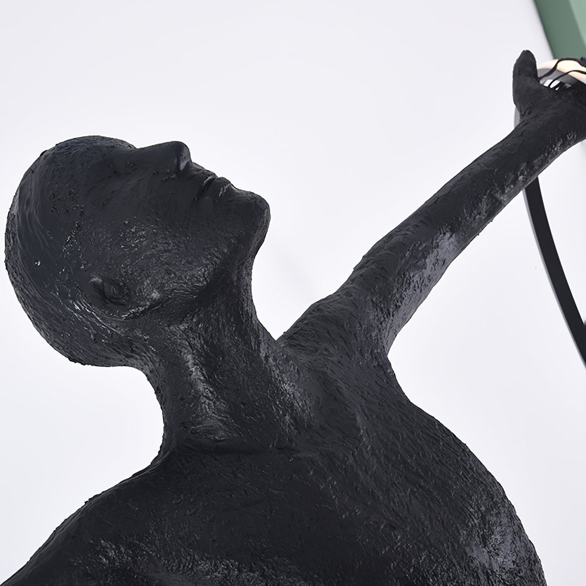 Eclipsa Dual-Ring Sculptural Zwart vloerlamp