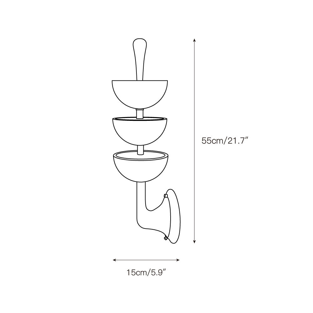 Nororina wandlamp