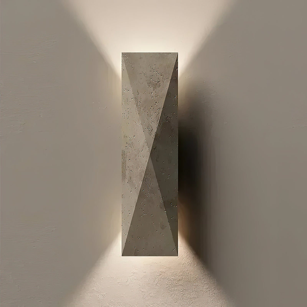 Taveenne travertin wandlamp