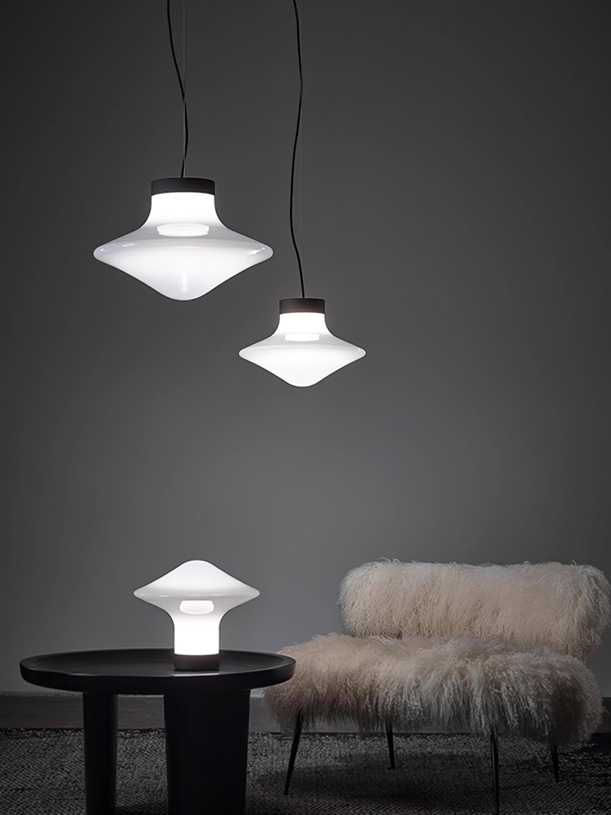 Esoleth Premium Noordse kunst glas hanglamp
