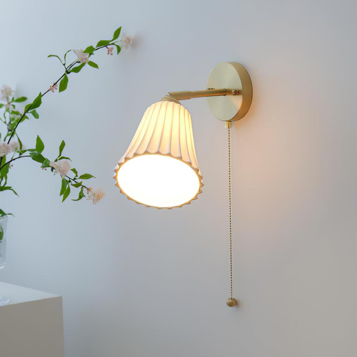 Nominex Vintage wandlamp van keramiek