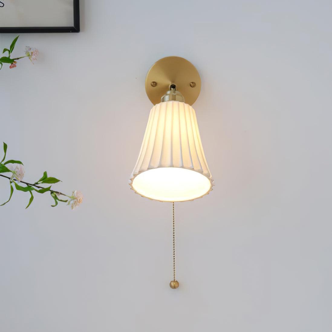 Nominex Vintage wandlamp van keramiek