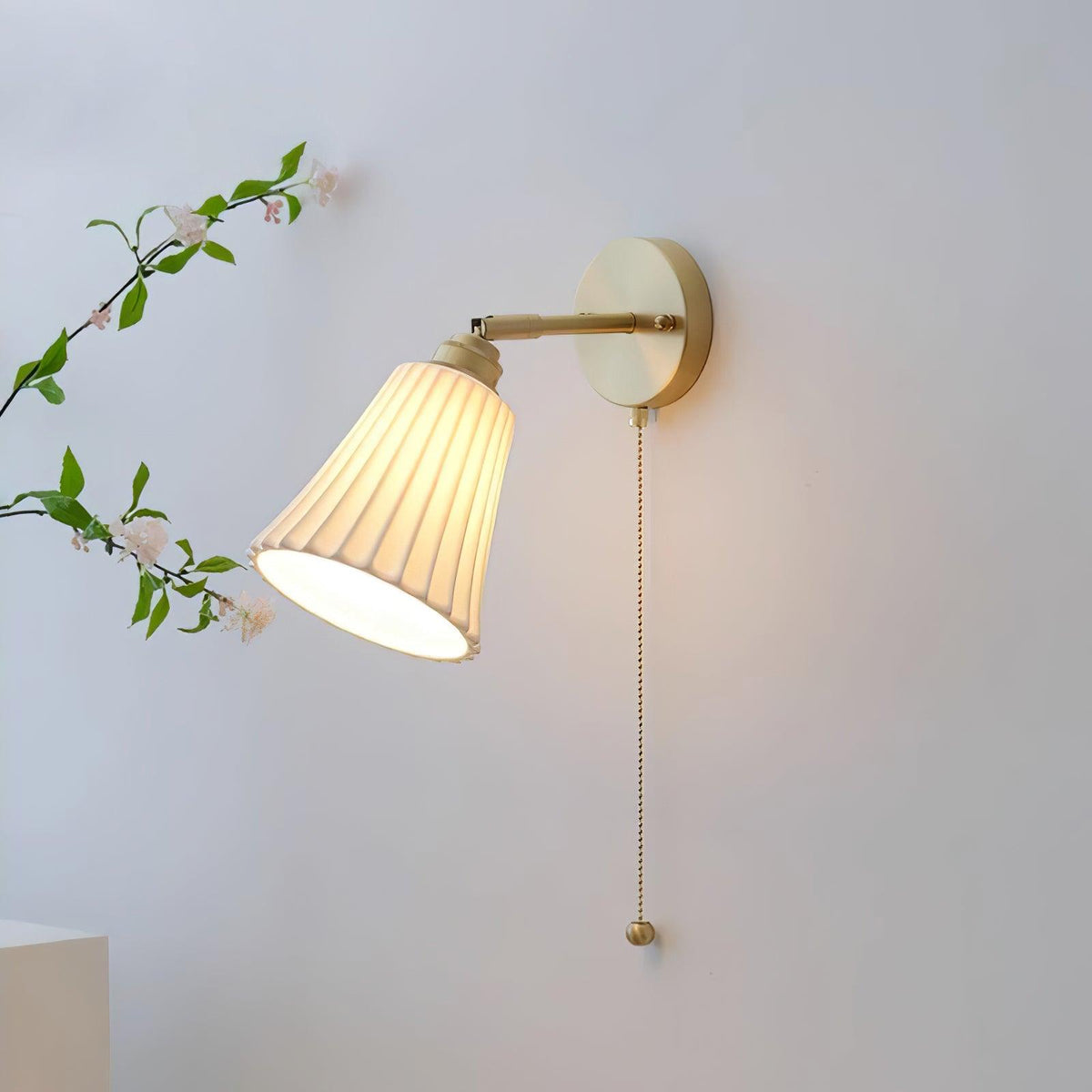 Nominex Vintage wandlamp van keramiek