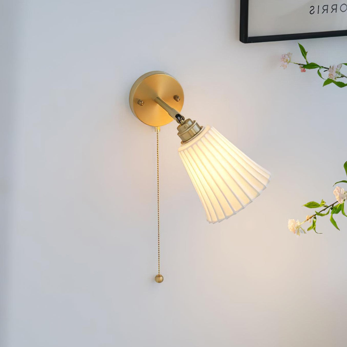 Nominex Vintage wandlamp van keramiek