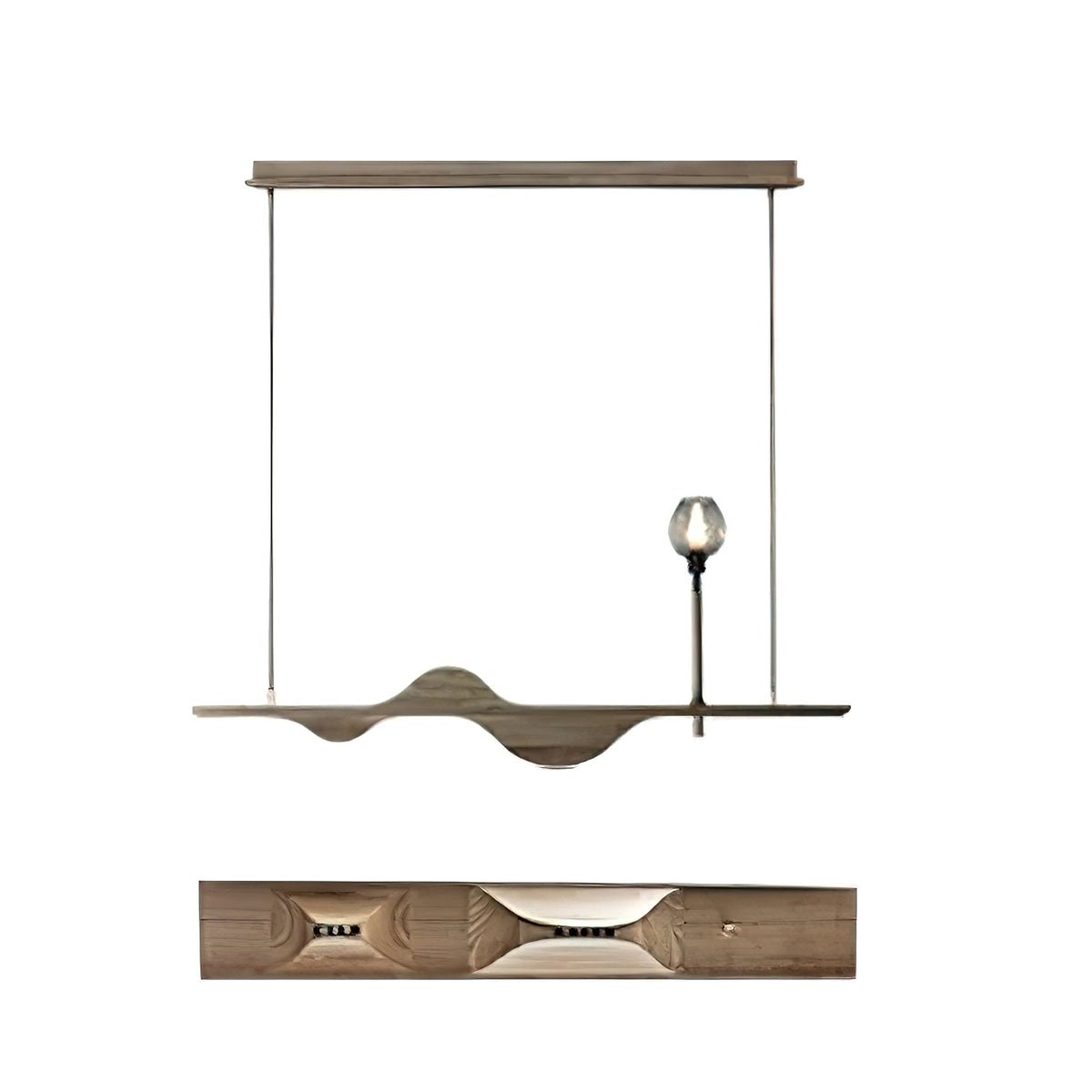 Cushais Wave hout hanglamp