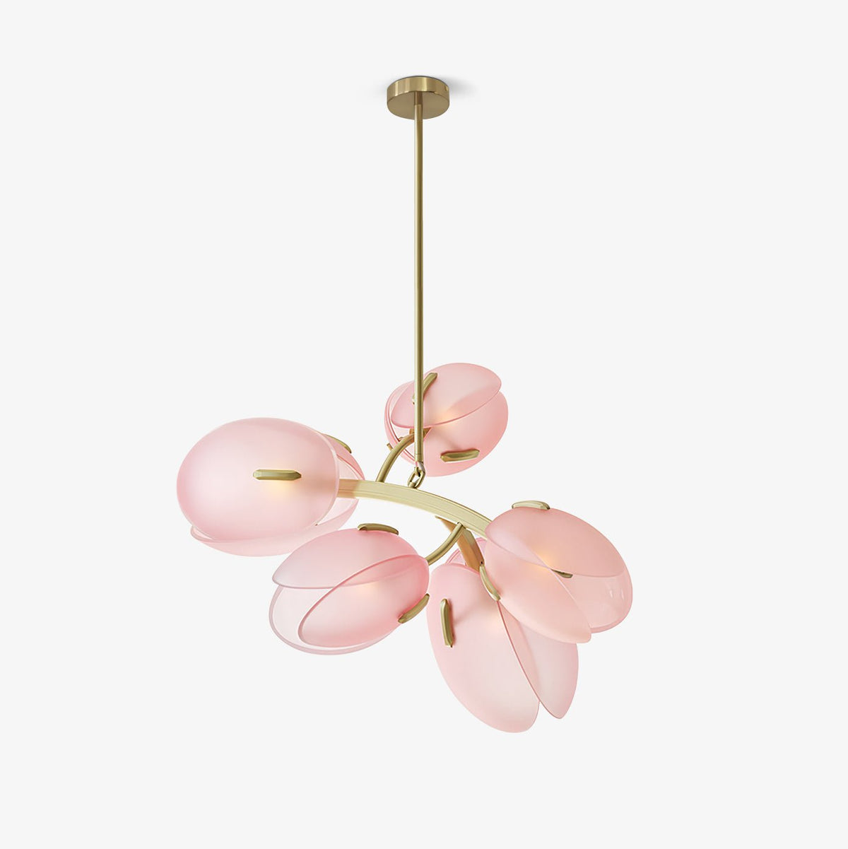 Blossom Moderne kroonluchter van glas