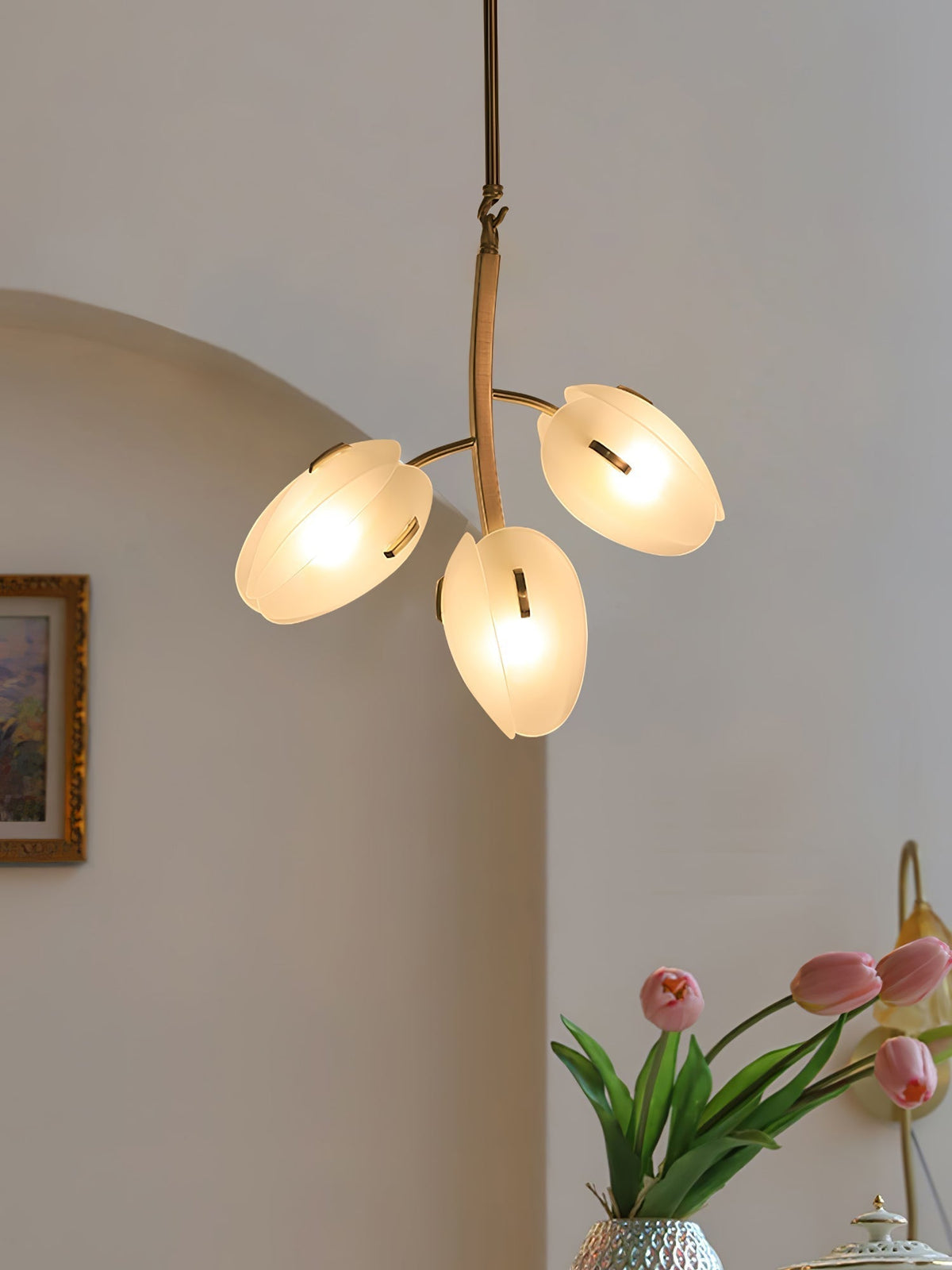 Blossom Moderne kroonluchter van glas