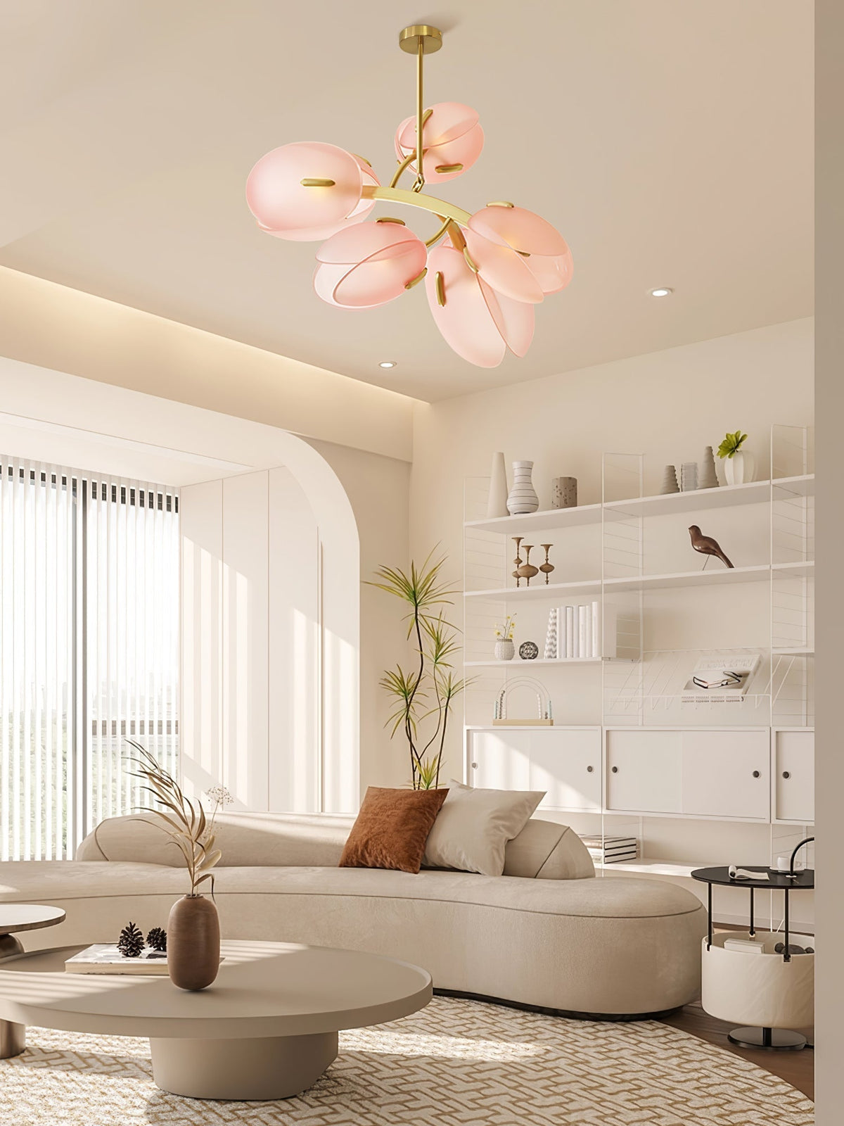 Blossom Moderne kroonluchter van glas