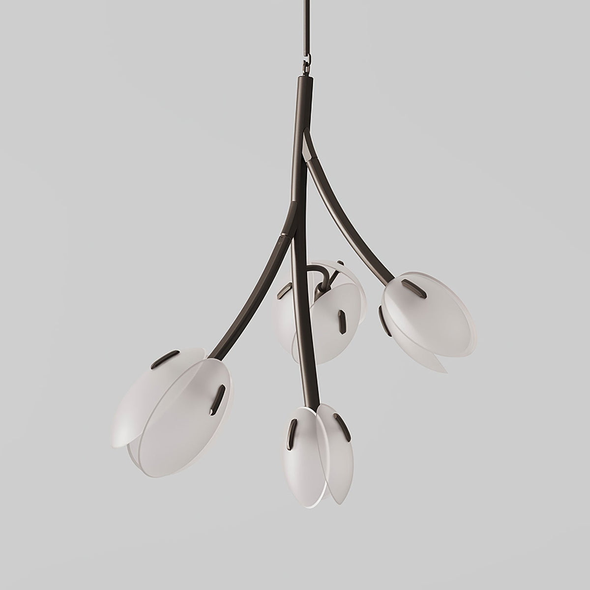 Blossom Moderne kroonluchter van glas