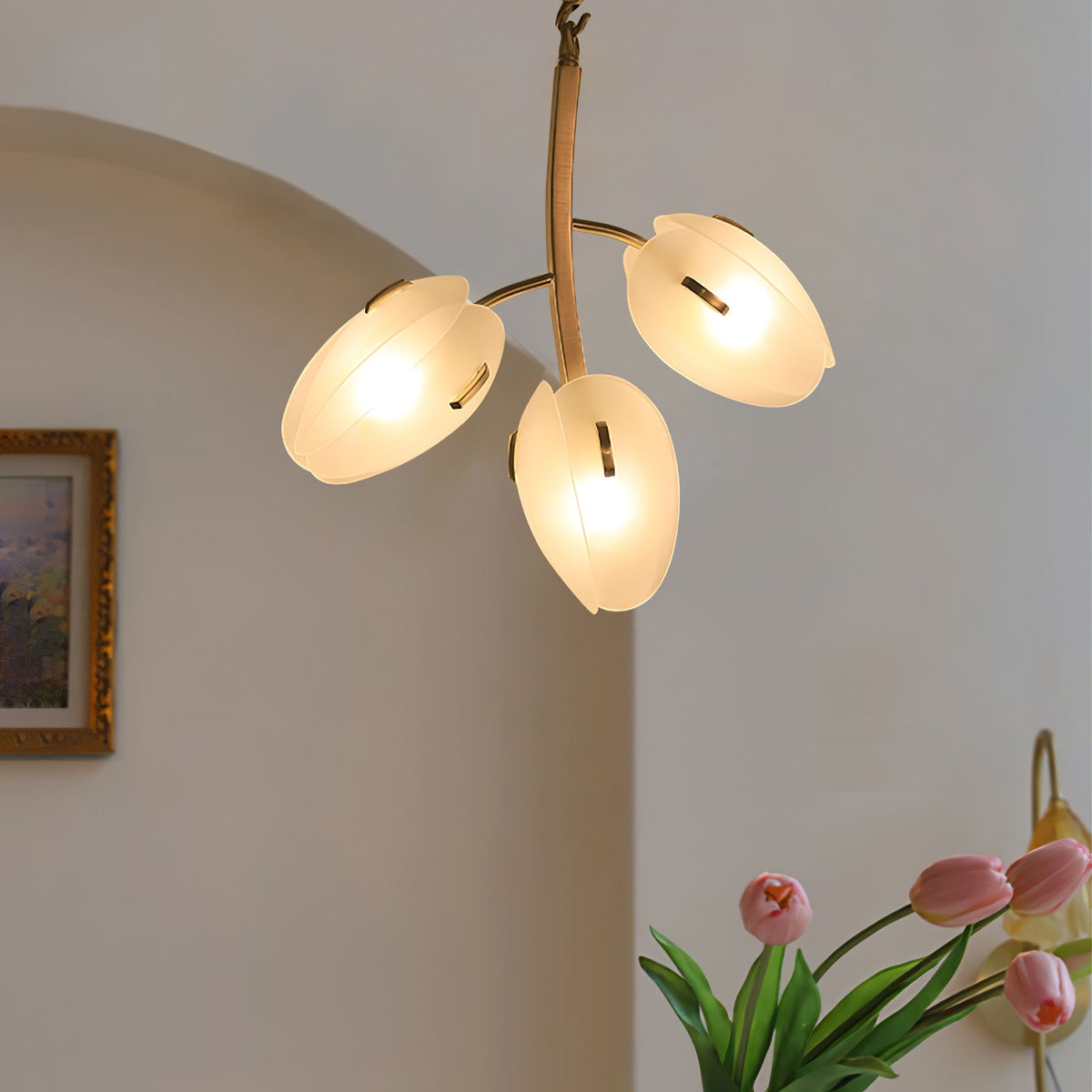 Blossom Moderne kroonluchter van glas