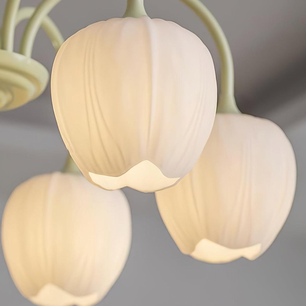 Eiraine kroonluchter Tulip Matcha glas