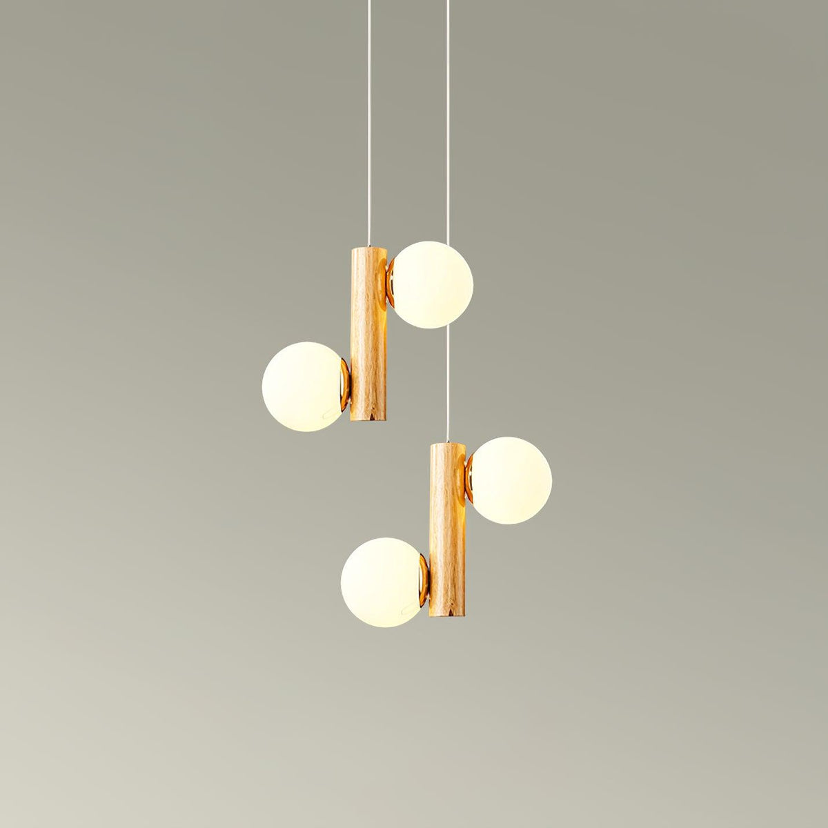 Solstica Hout klassieke hanglamp