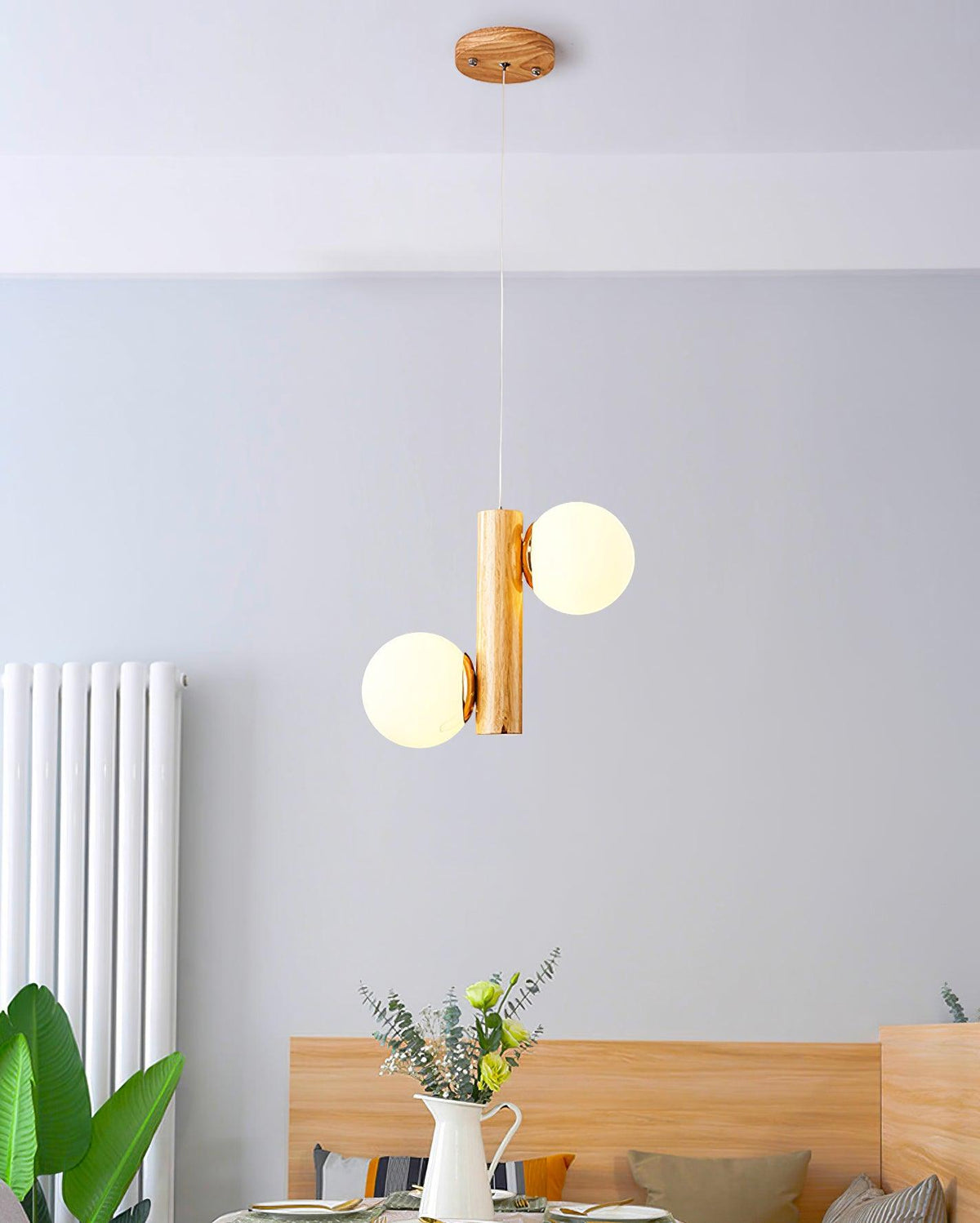 Solstica Hout klassieke hanglamp
