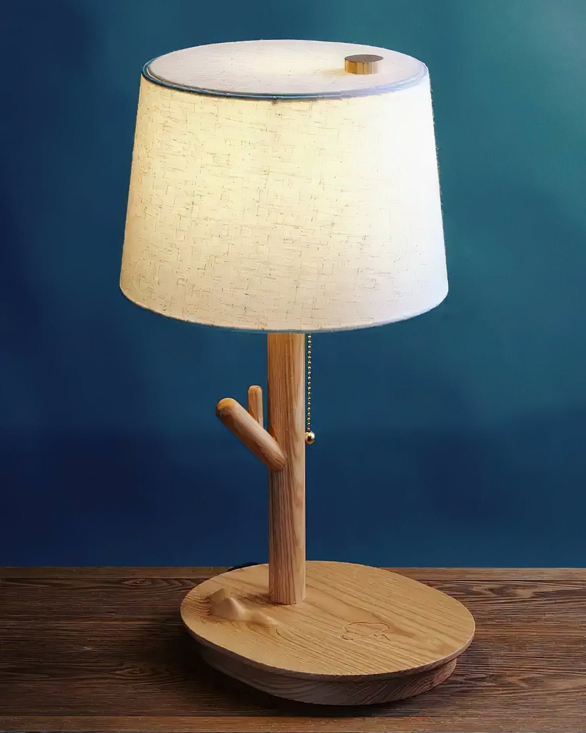 Branch Rustic Houten tafellamp