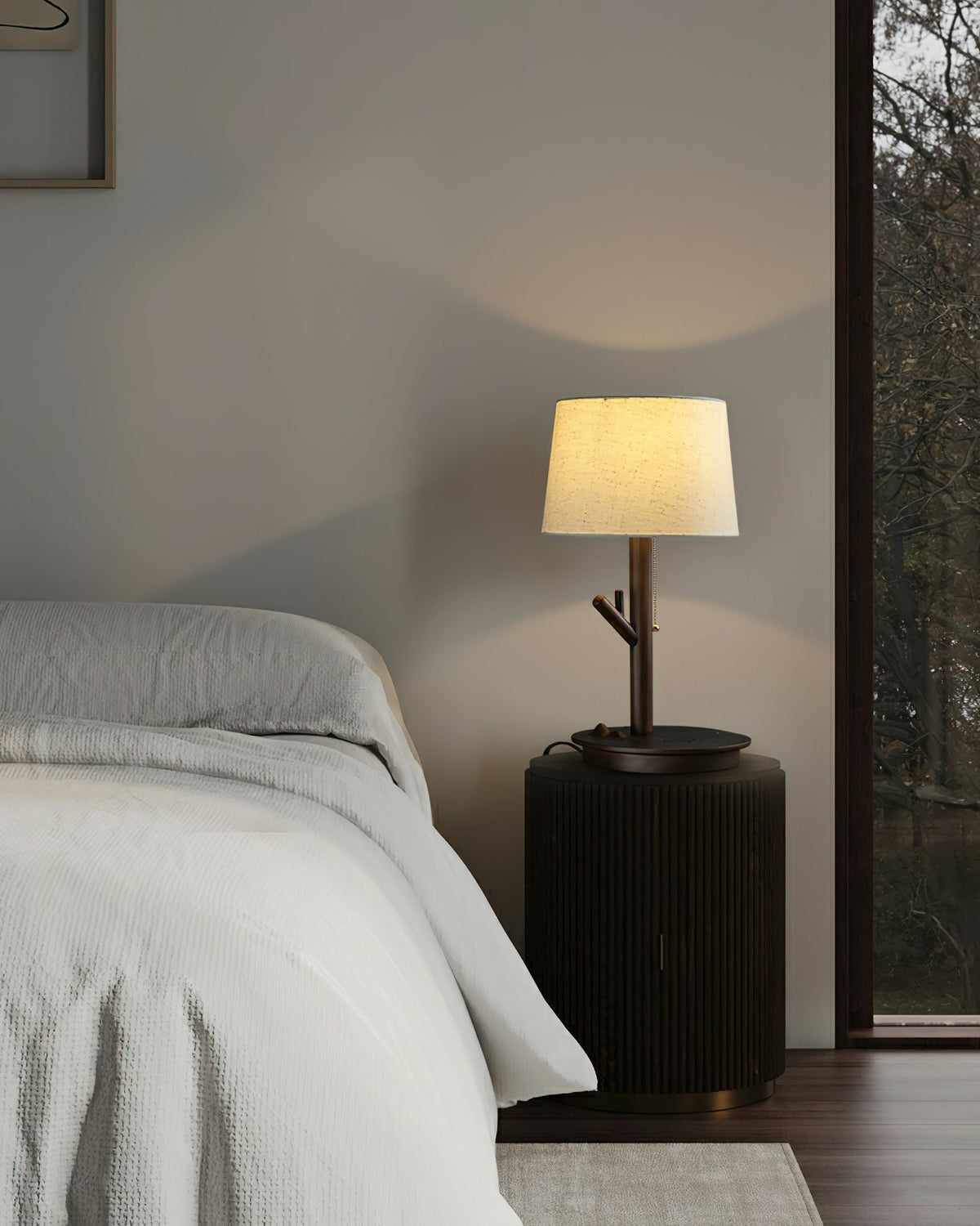 Branch Rustic Houten tafellamp